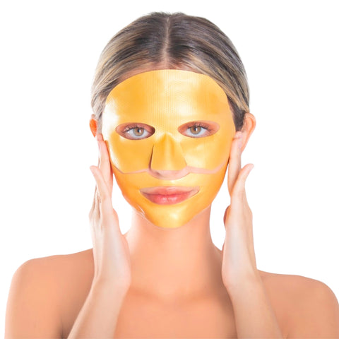 Mascarilla de hidrogel de oro