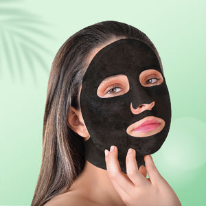 Mascacrilla de Carbón Activo Fibra Detox  | Pure Charcoal Detox Fiber Mask